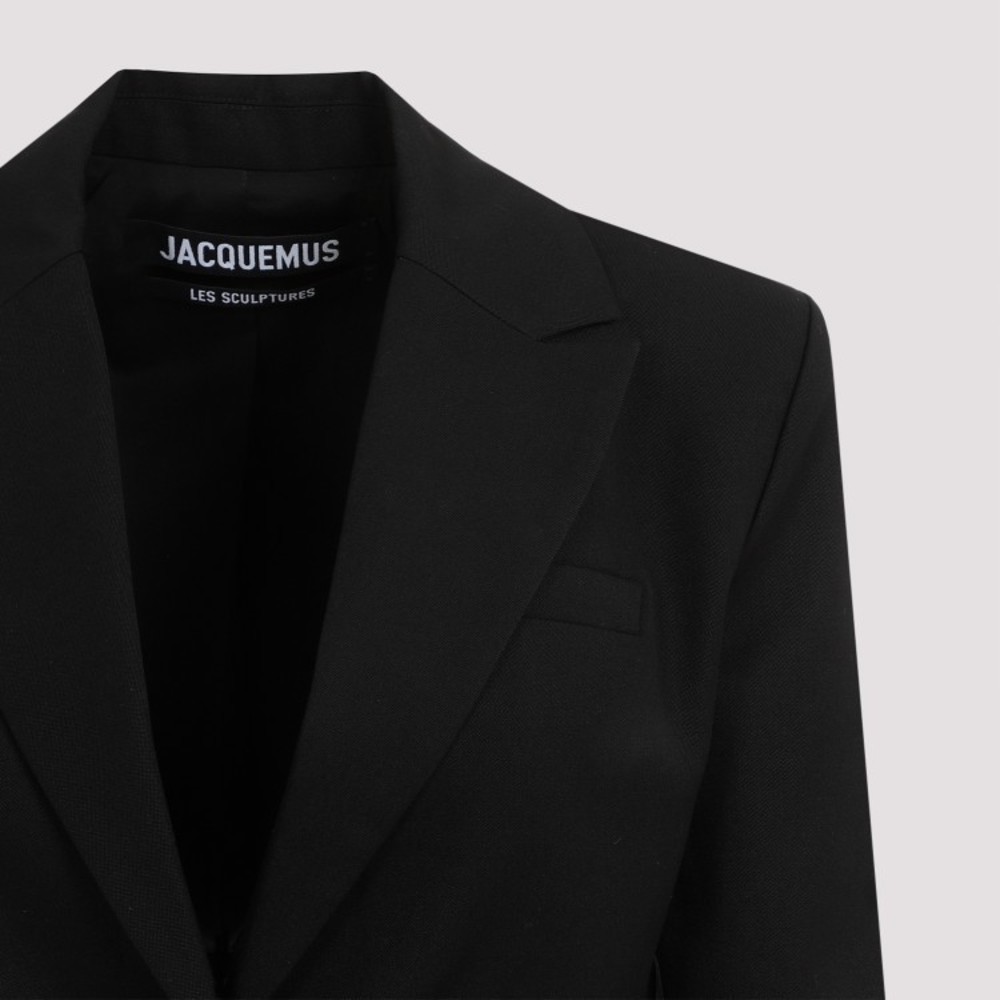Jacquemus La Robe Bari Black Wool Mini Dress - NWT - Picture 5 of 5